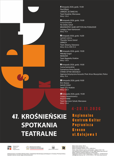 Plakat wydarzenia:  REWIZOR - KST 2026  TEATR BAGATELA ( KRAKÓW)